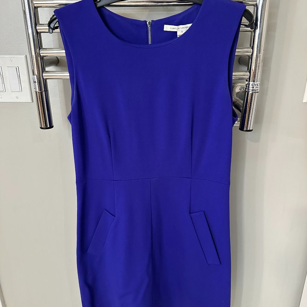 Diane von Furstenberg size 12 blue/purple dress